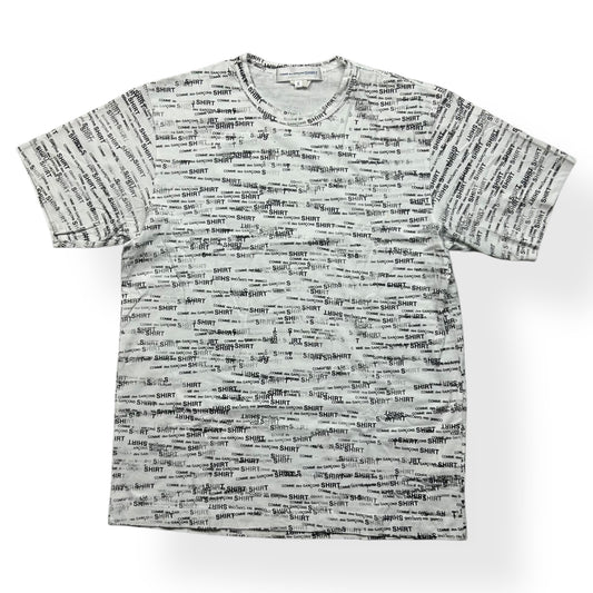 Comme Des Garcons SHIRT Monogram Logo T-Shirt M