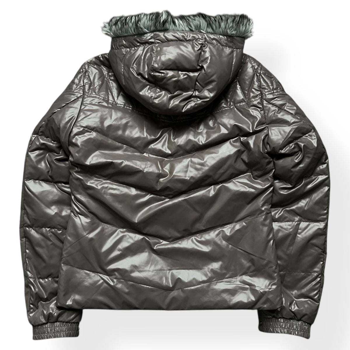 Japanese Fur Hood Puffer Jacket M