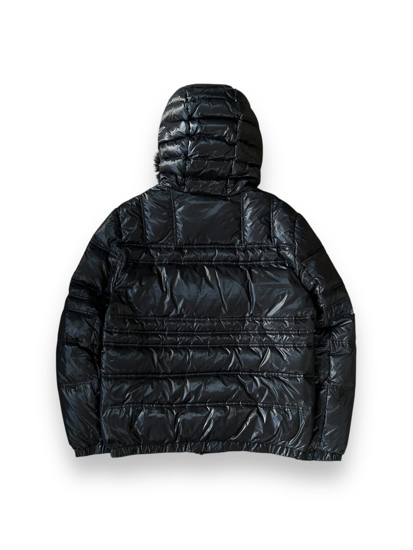 Armani Exchange Fur Hood Puffer Jacket M