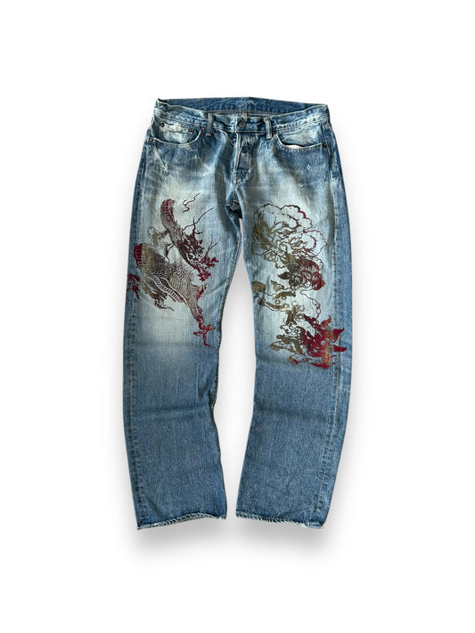 Vintage Japanese Design Straight Leg Jeans W32 L32