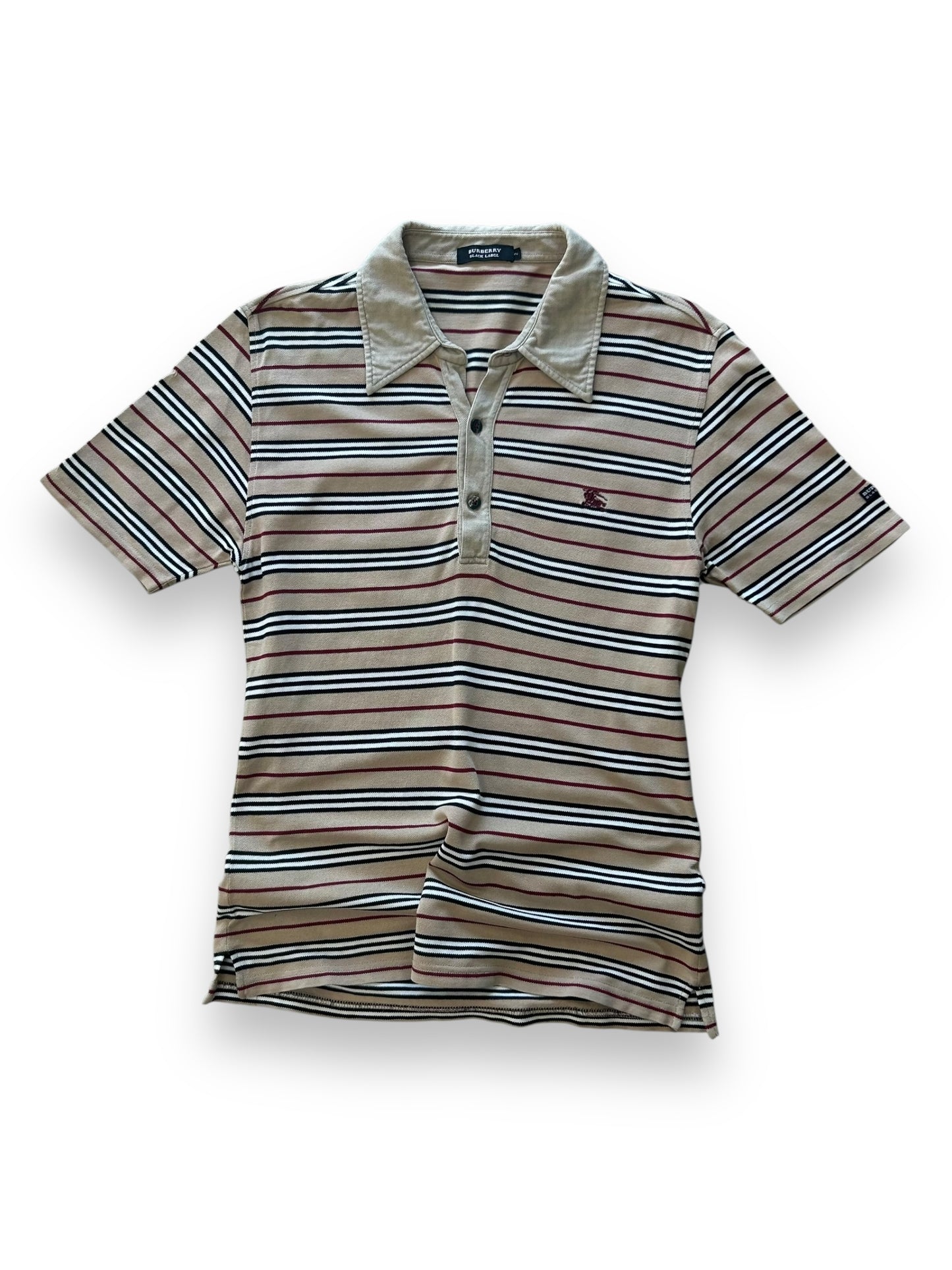 Burberry Black Label Striped Polo Shirt S