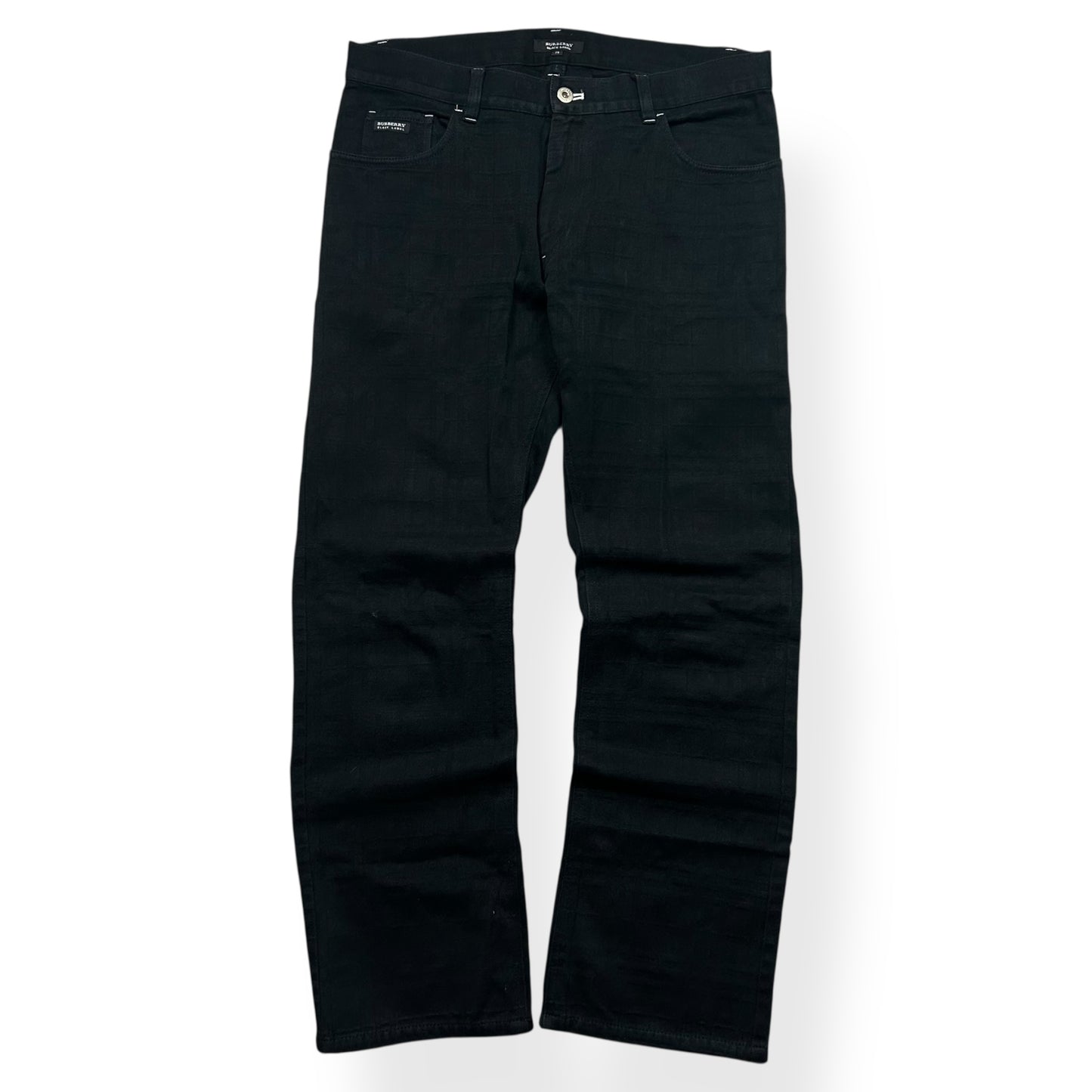 Vintage Burberry Black Label Shadow Nova Check Jeans W32 L29