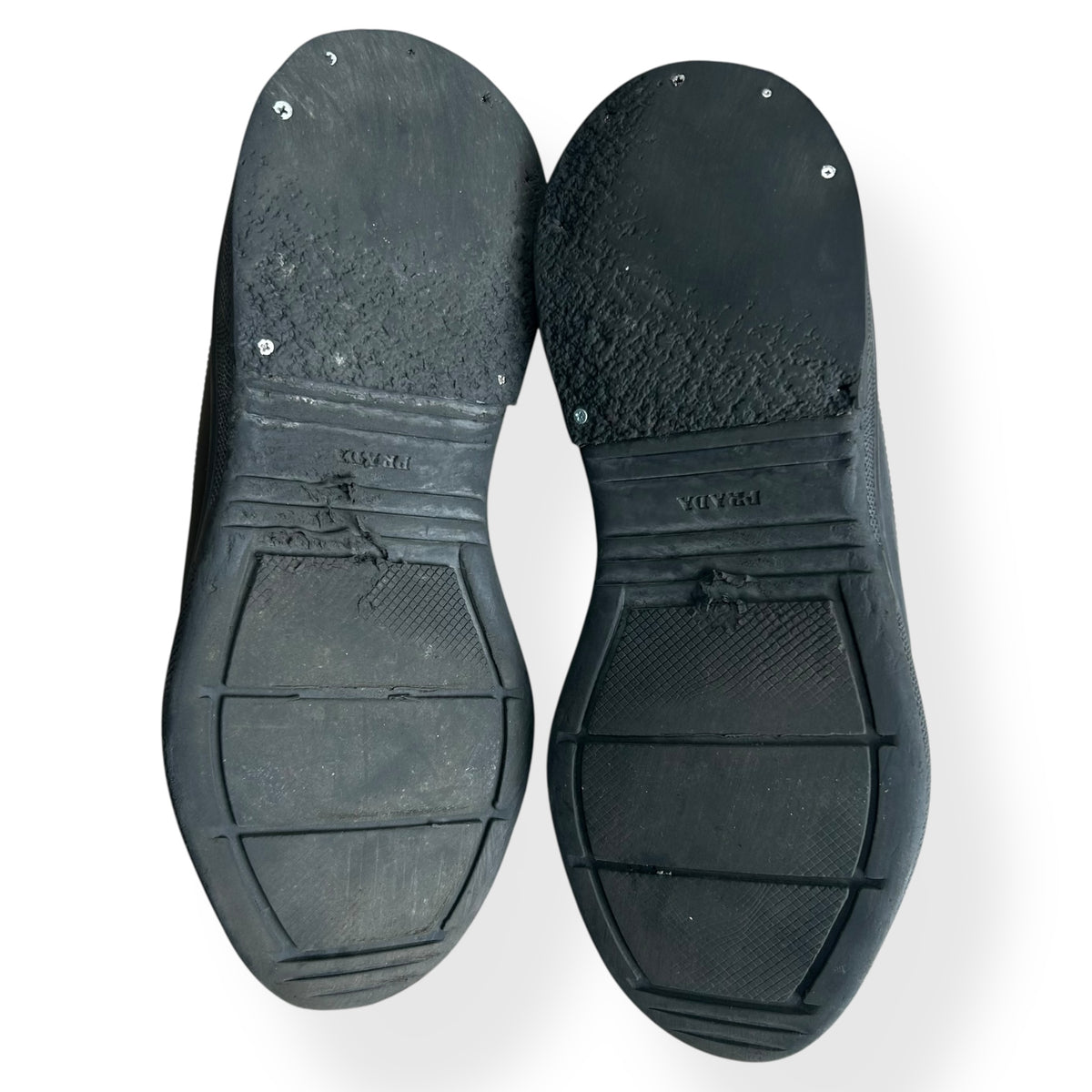 Mens Prada America Cups Soft Rubber Black Size UK 8