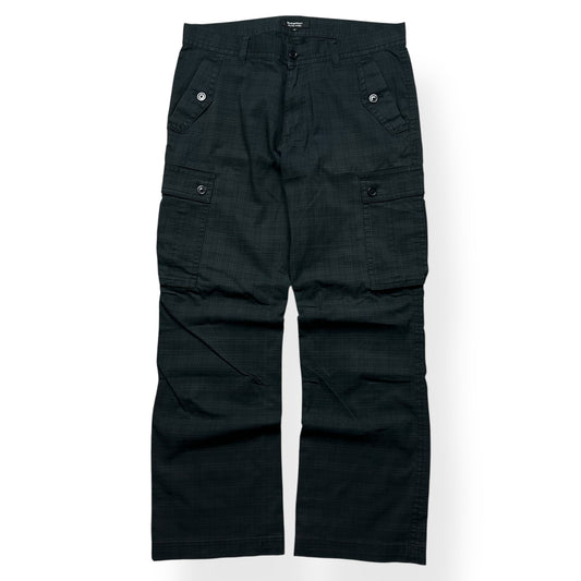 Vintage Burberry Black Label Shadow Utility Cargo Trousers W30 L28