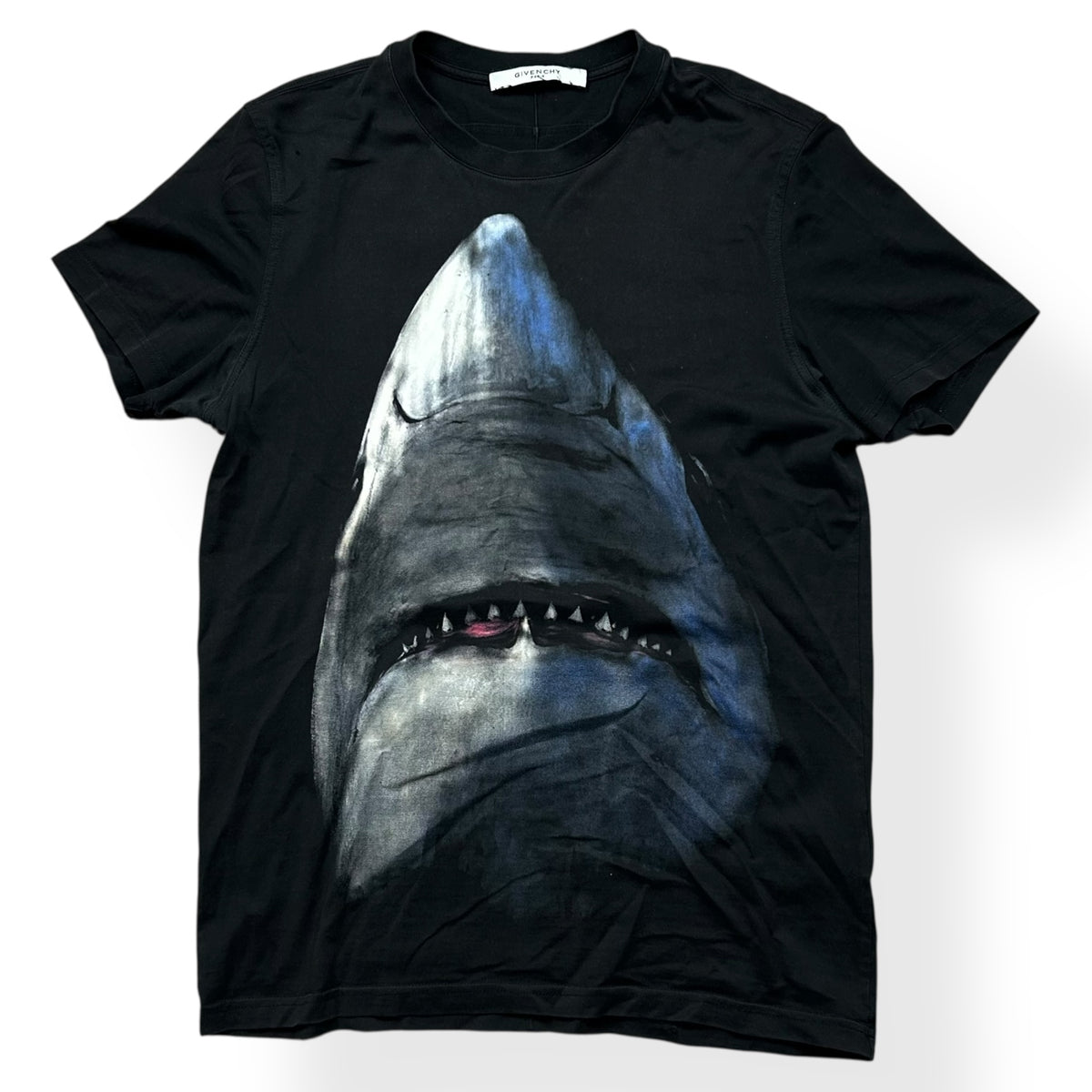 Givenchy Shark Graphic T Shirt Black S