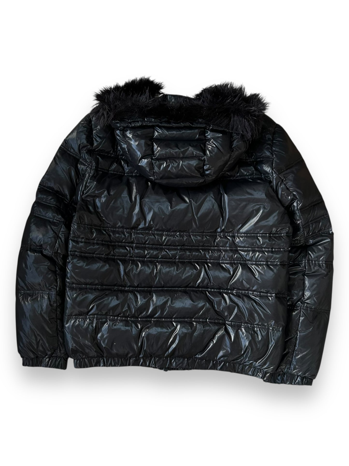 Armani Exchange Fur Hood Puffer Jacket M