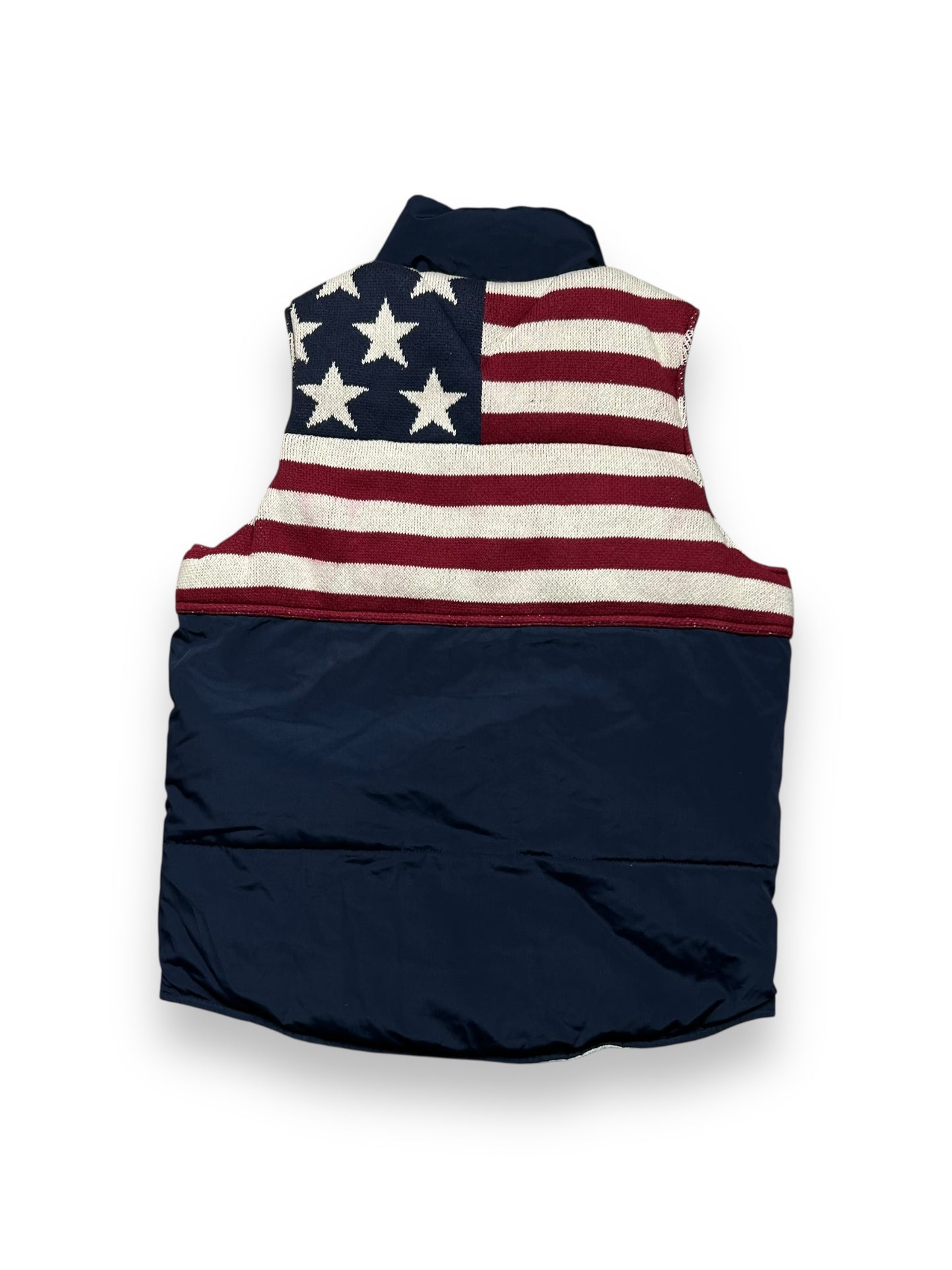 Vintage Mens Tommy Hilfiger Reversible USA Gilet Vest S