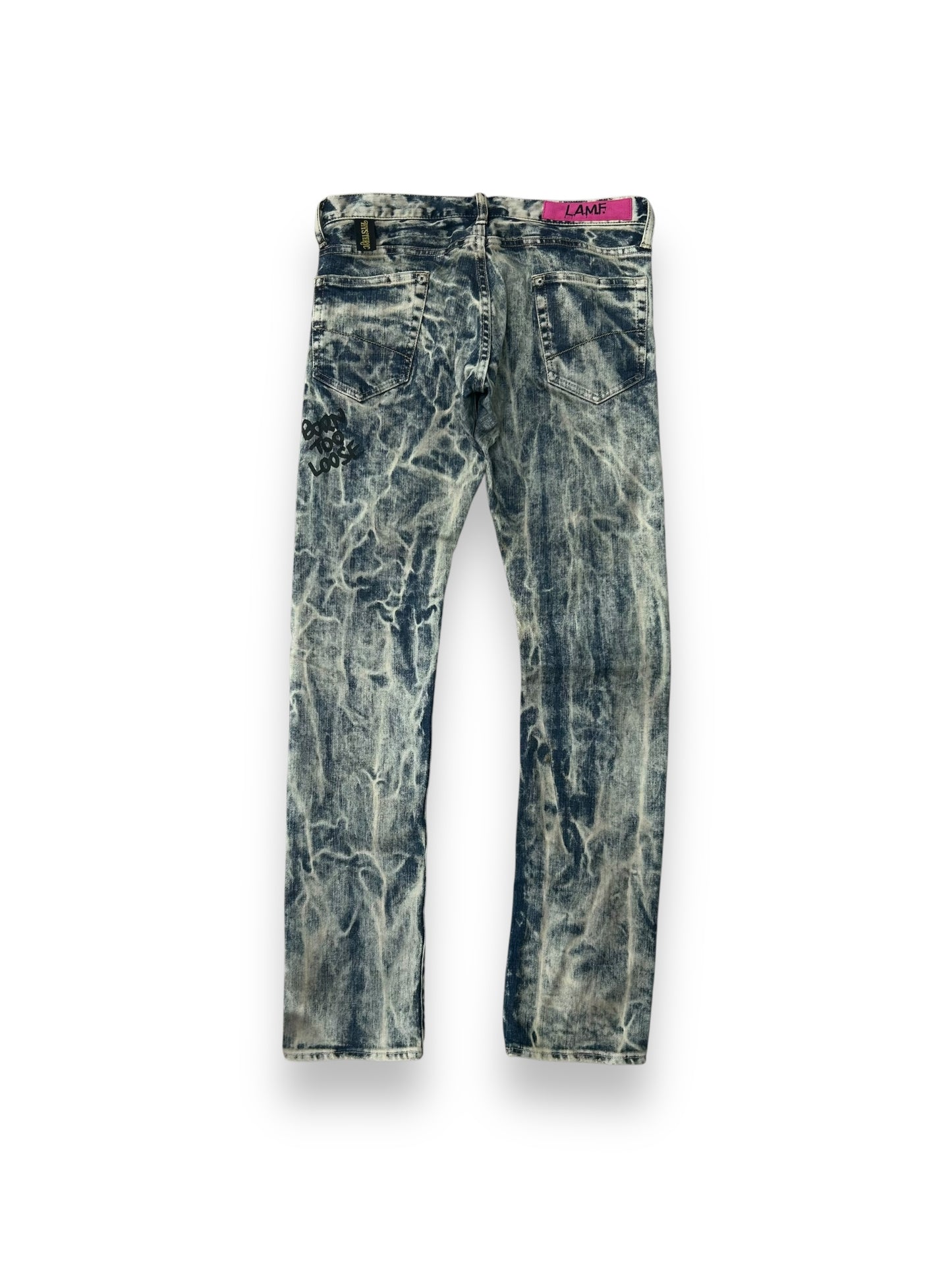 Hysteric Glamour x Johnny Thunders Bleached Denim Jeans W30 L32