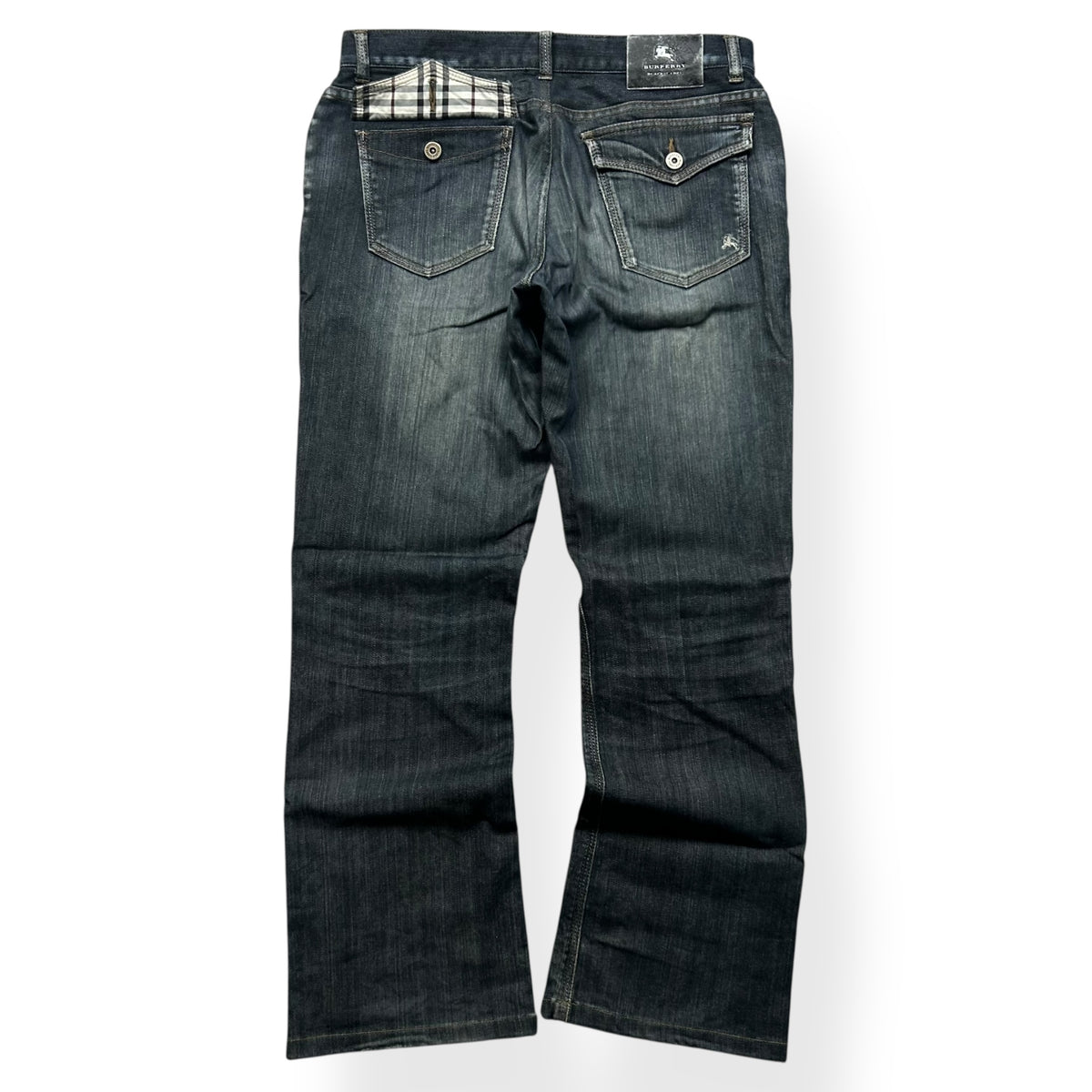 Vintage Burberry Black Label Relaxed Bootcut Jeans W32 L30
