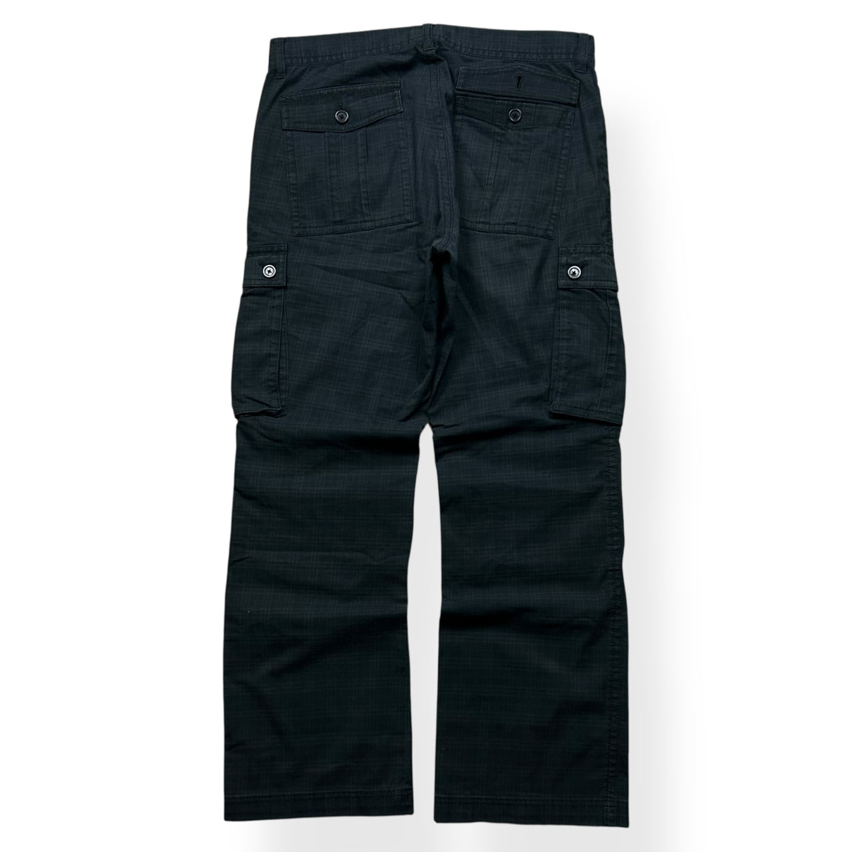 Vintage Burberry Black Label Shadow Utility Cargo Trousers W30 L28