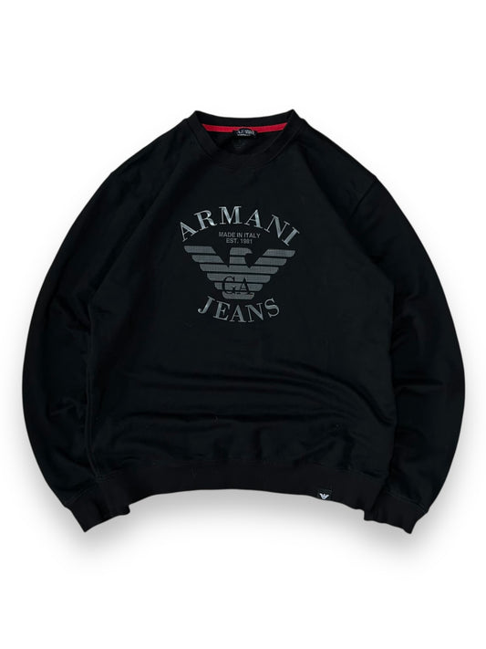Vintage Armani Jeans Crewneck Jumper Size L
