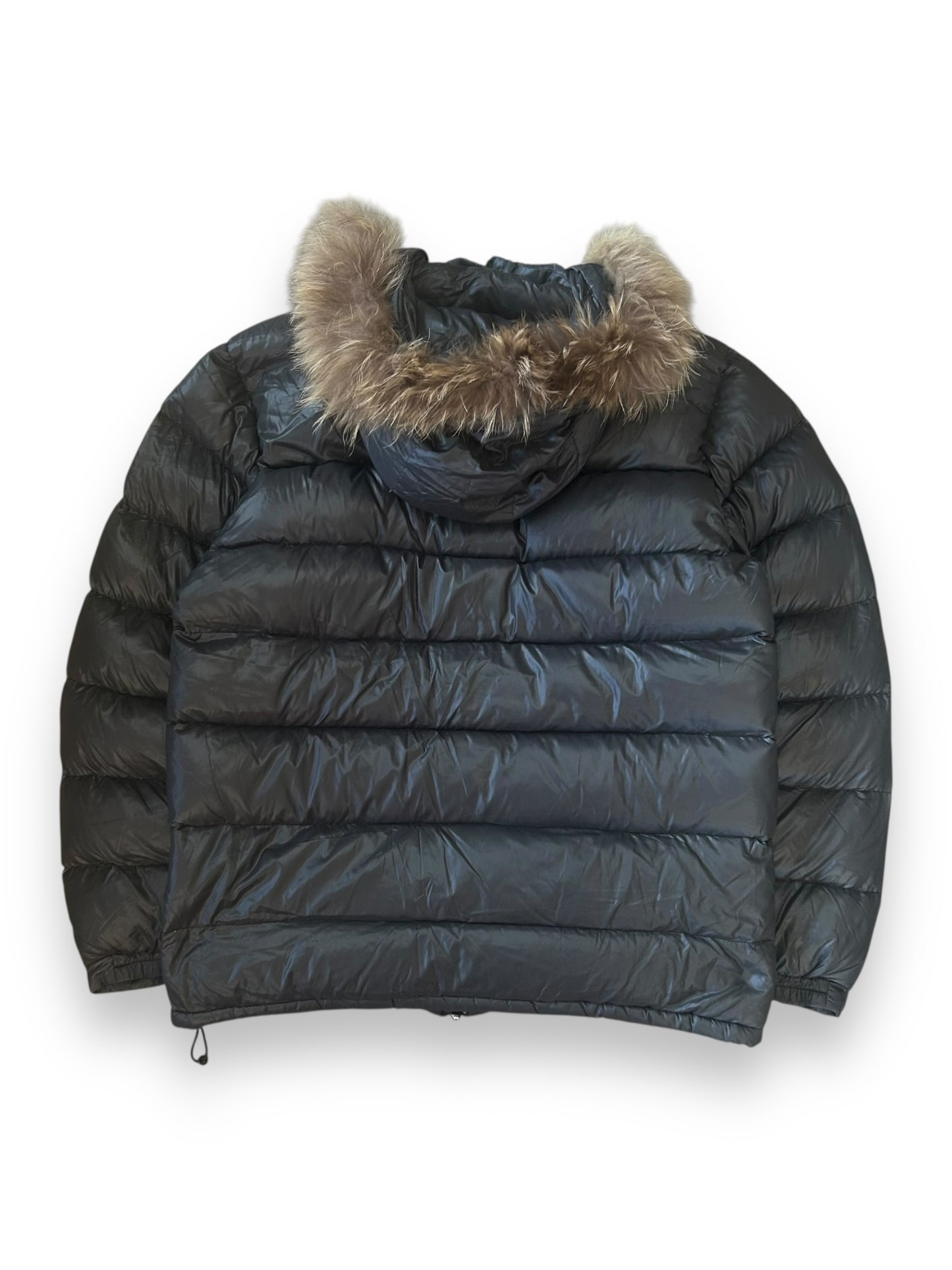 Vintage Japanese Archive Fur Hood Puffer Jacket L