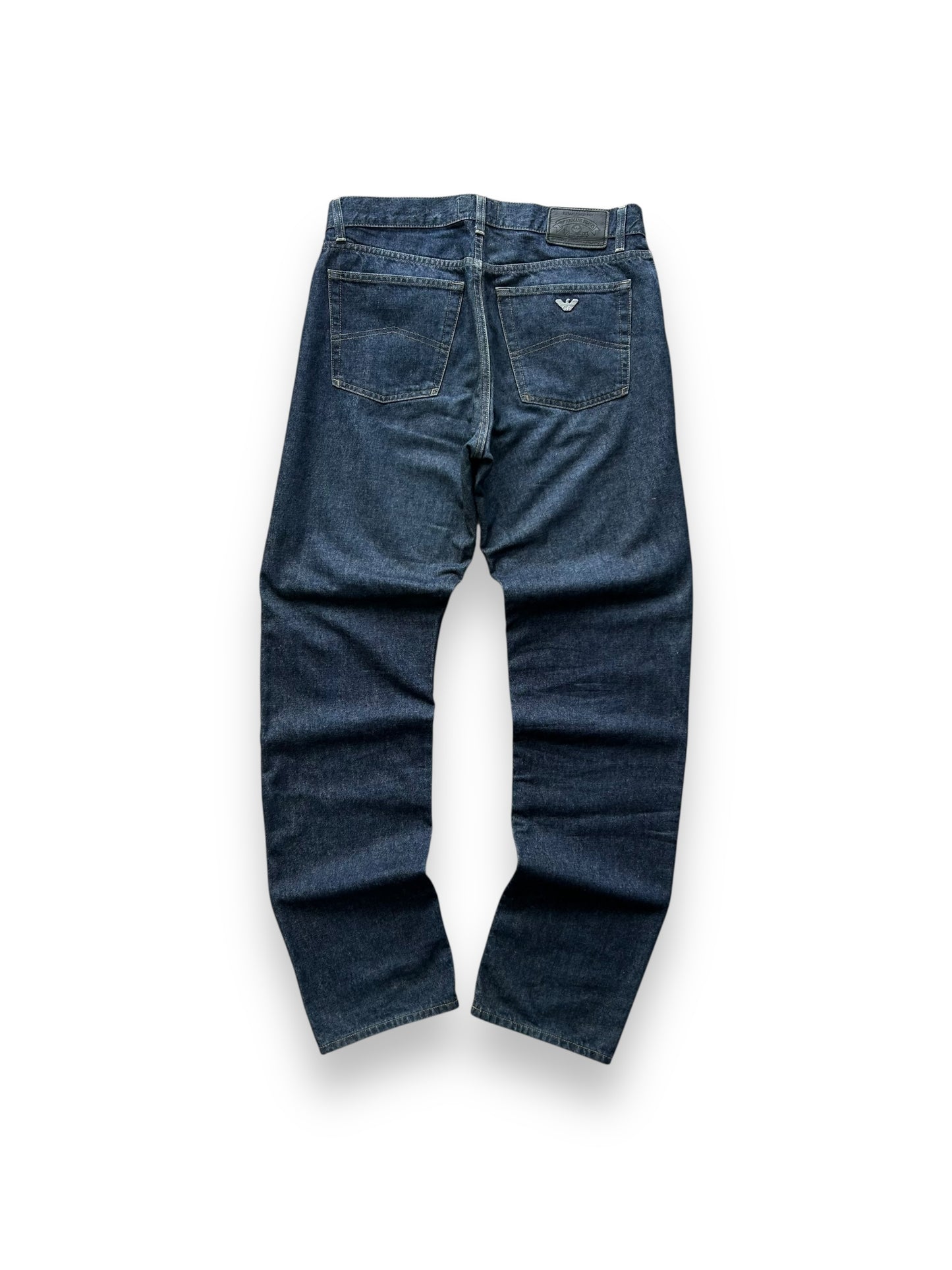 Armani Jeans Raw Denim Relaxed Straight Jeans W34 L34