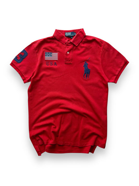 Mens Ralph Lauren USA Polo Shirt Red M&nbsp;