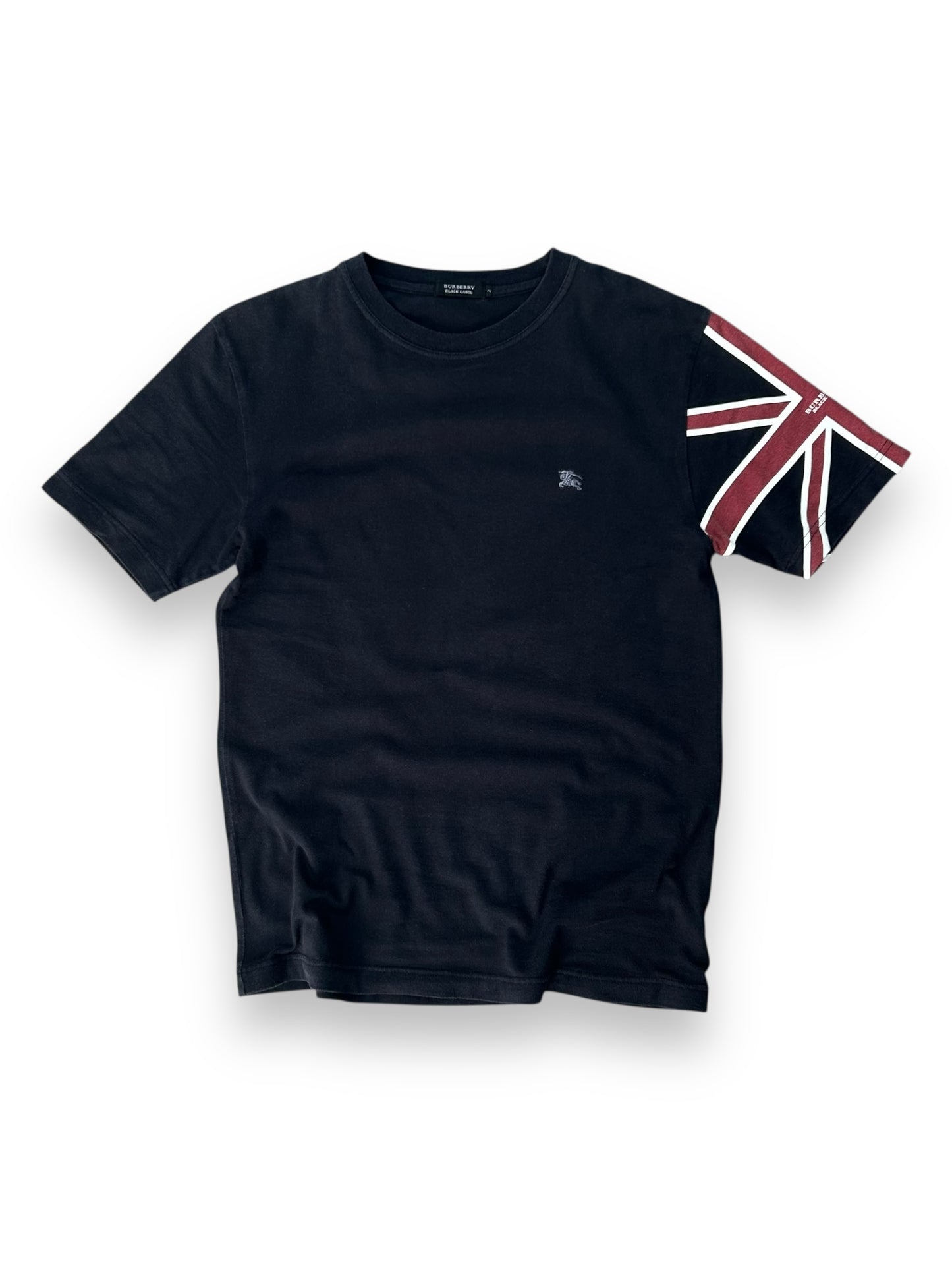 Burberry Black Label Union Jack Short Sleeve T Shirt S