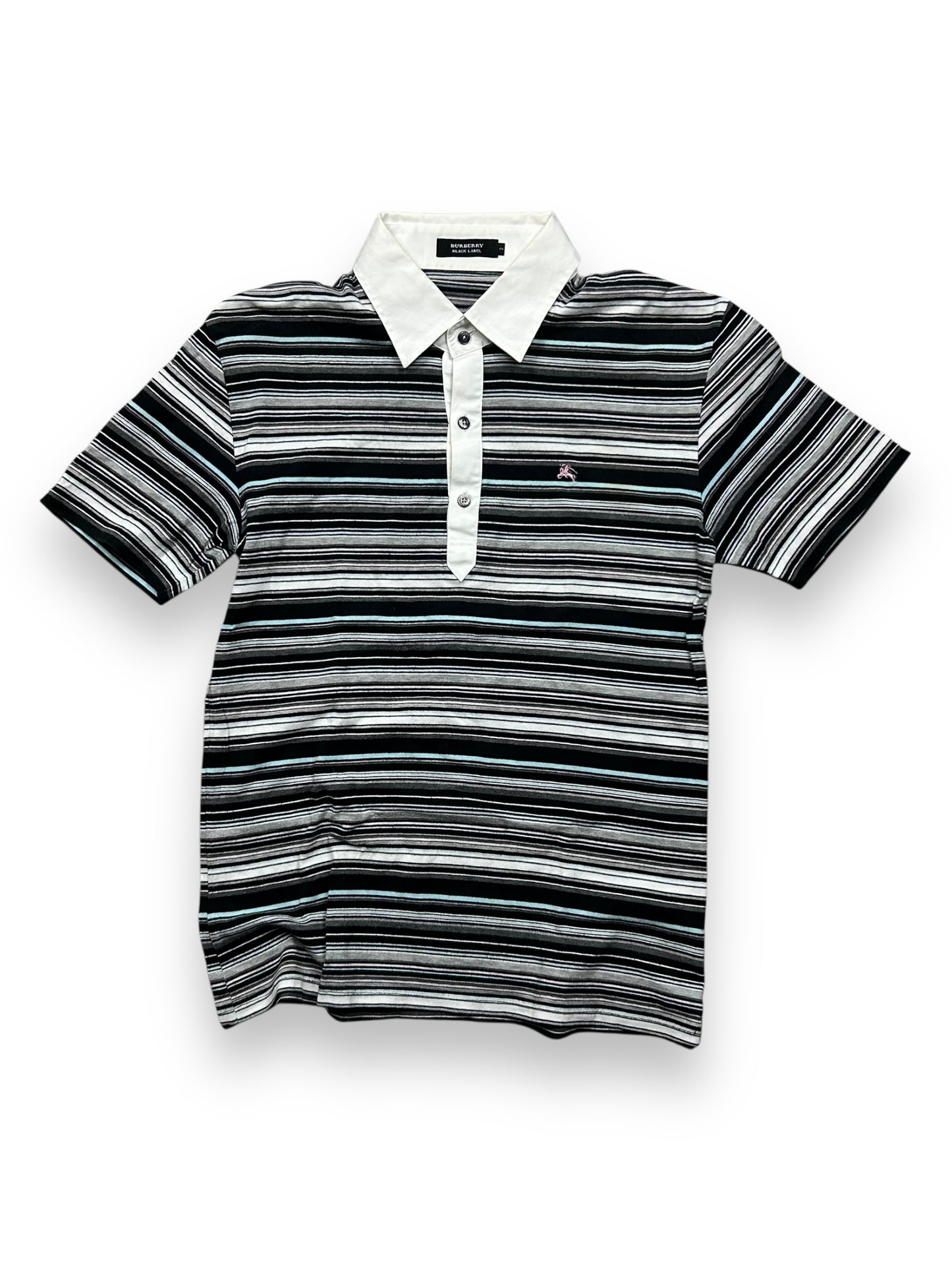 Burberry Black Label Striped Polo Shirt S
