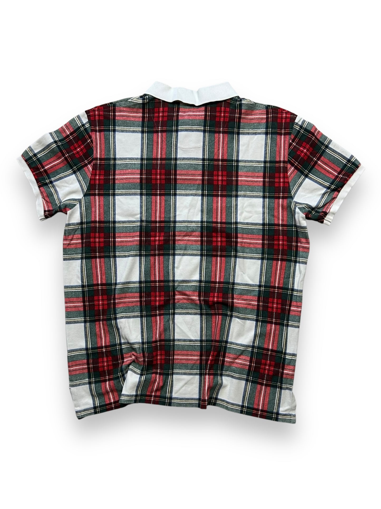 Vintage Ralph Lauren Big Pony Plaid Polo Shirt XL
