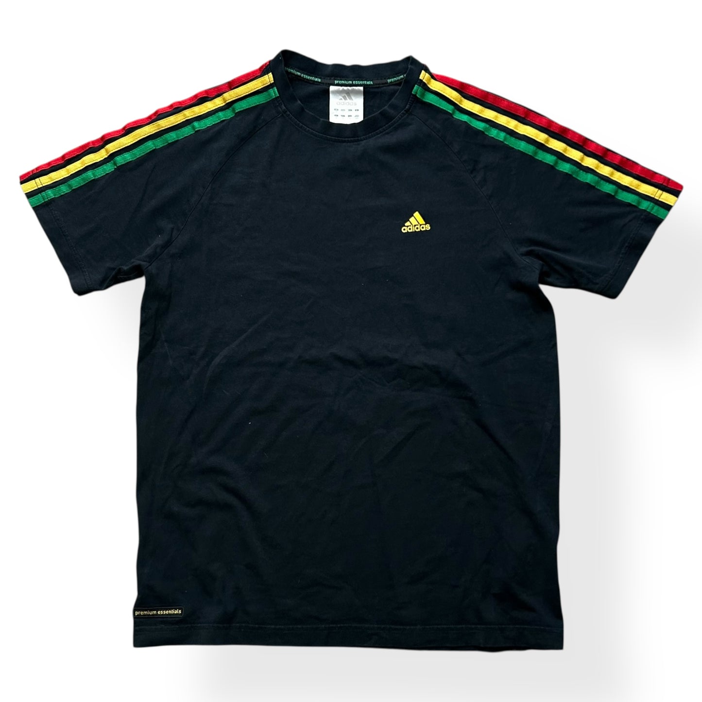 Vintage Adidas Essentials Rasta T Shirt M