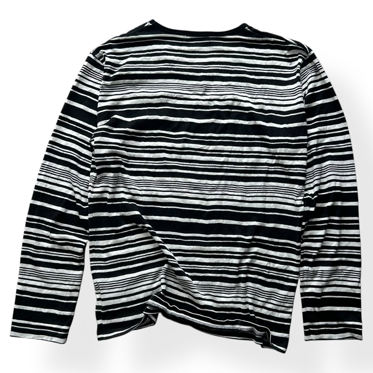 Burberry Black Label Striped Long Sleeve T Shirt S