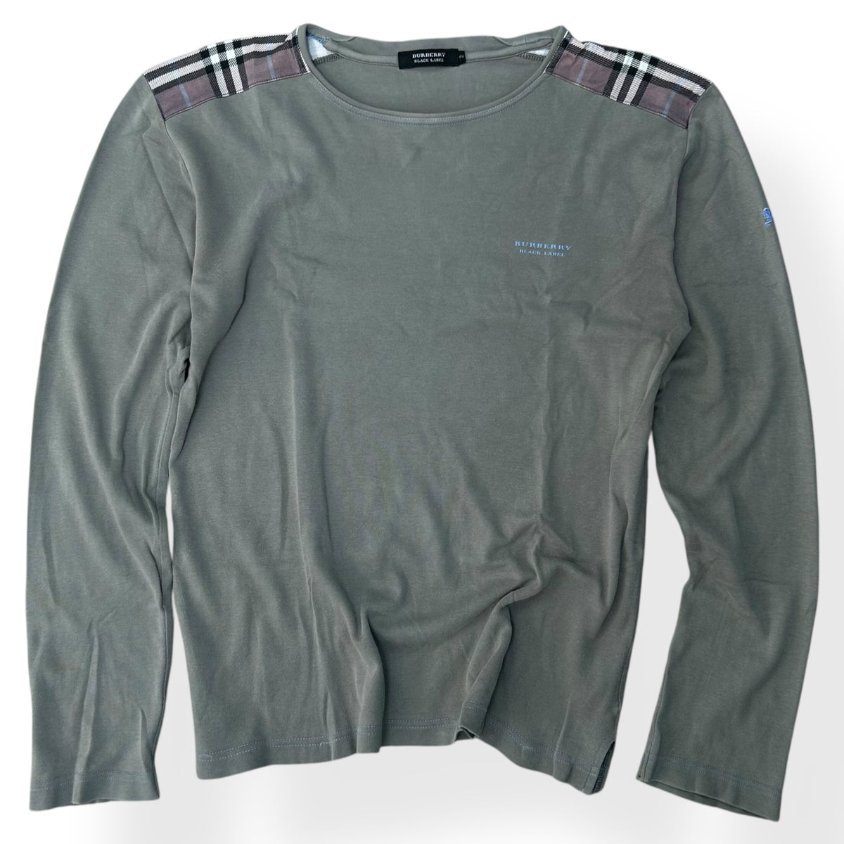 Burberry Black Label Nova Check Long Sleeve T Shirt S