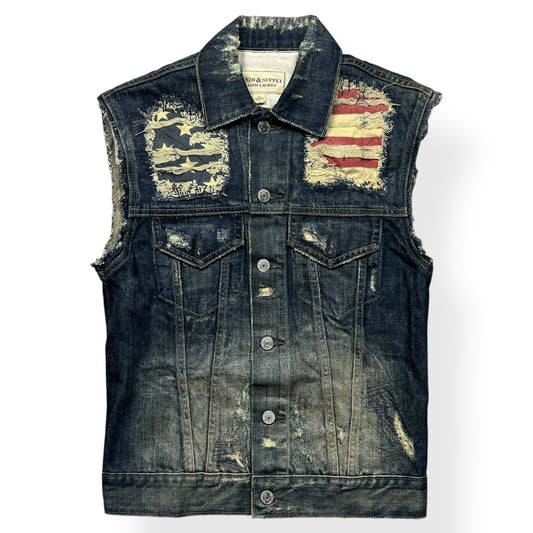 Ralph Lauren Denim and Supply USA Denim Vest XS