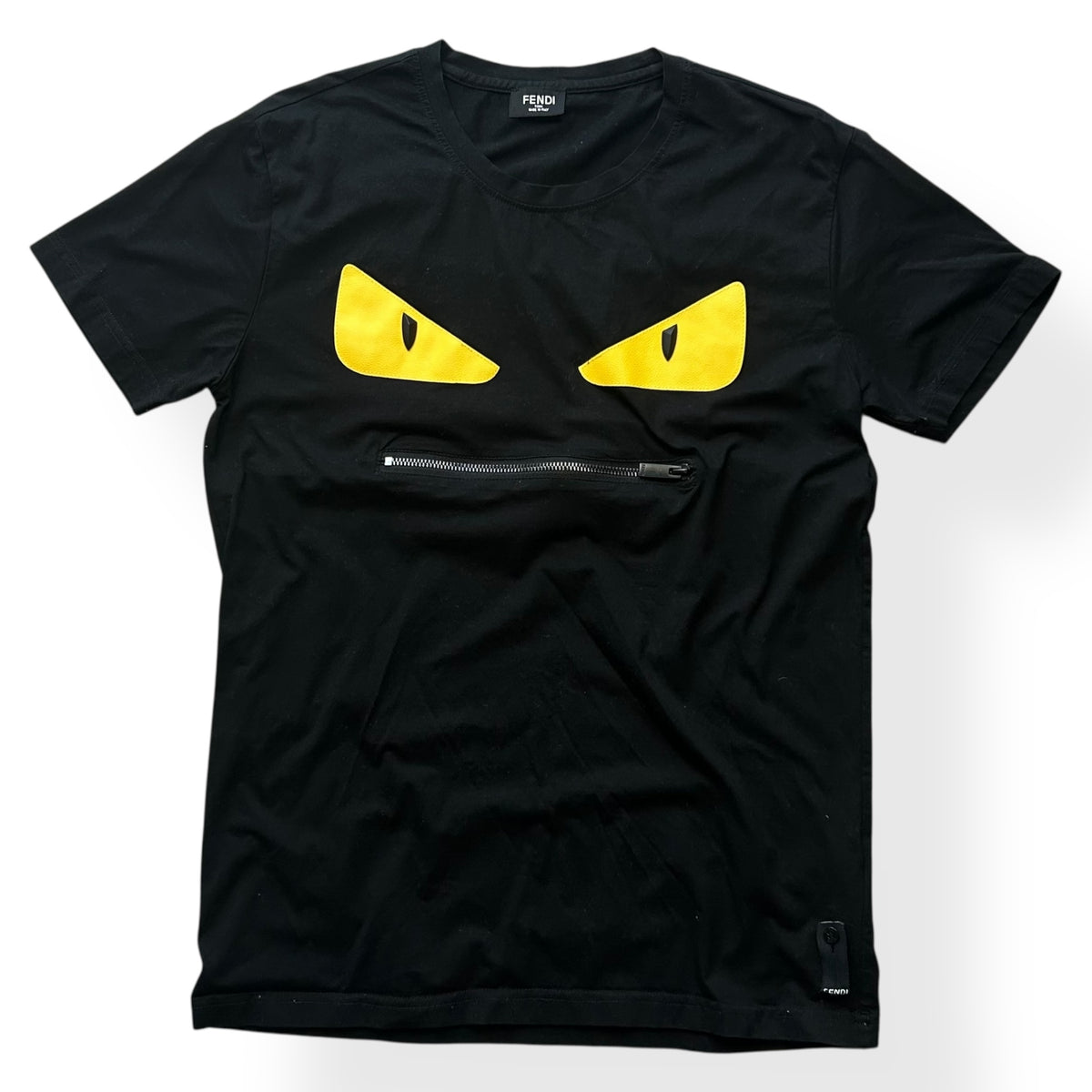 Fendi Monster Eye Zip T Shirt M