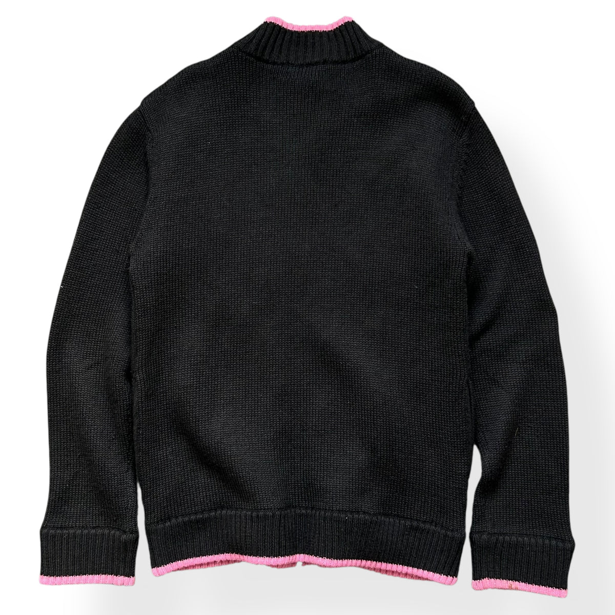 Burberry Black Label Zip Up Knit Jumper S