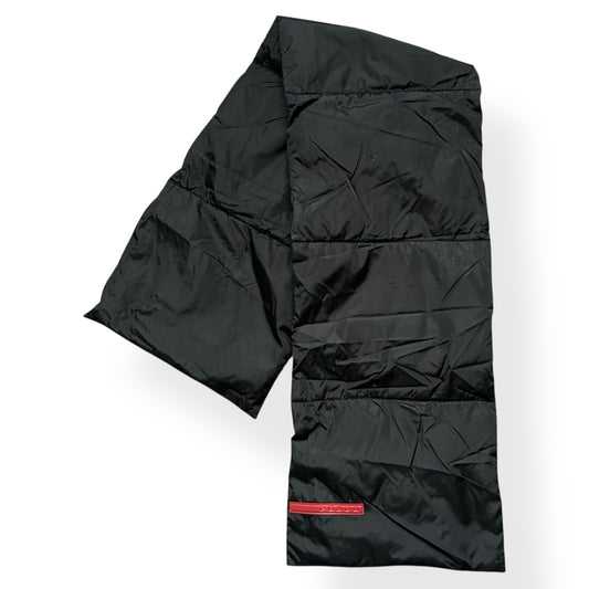 Prada Sport Nylon Puffer Scarf Black OS