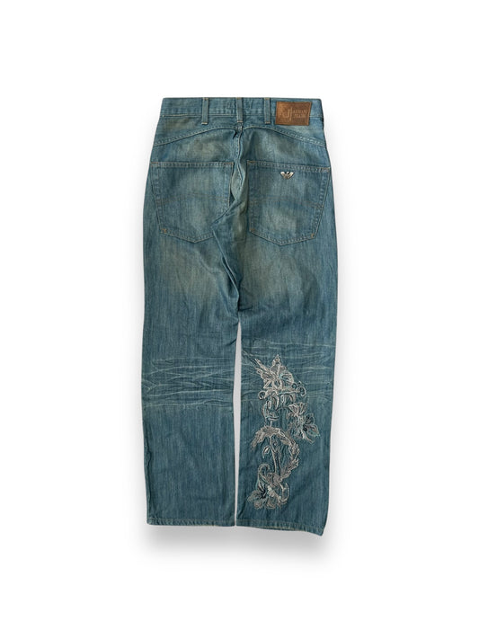 Vintage Armani Jeans Denim Baggy Jeans W32 L32