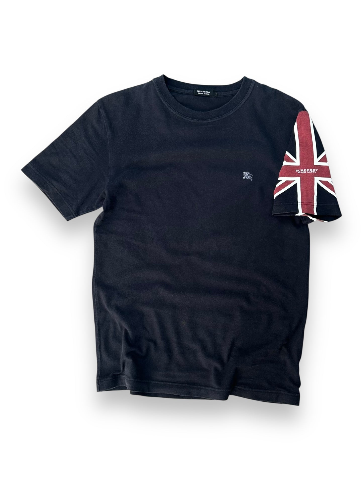 Burberry Black Label Union Jack Short Sleeve T Shirt S