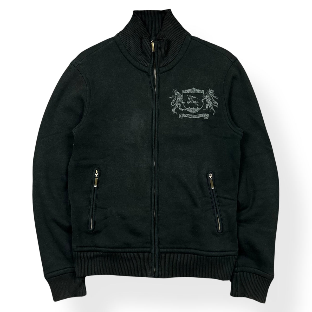 Burberry Black Label Zip Up Jumper S