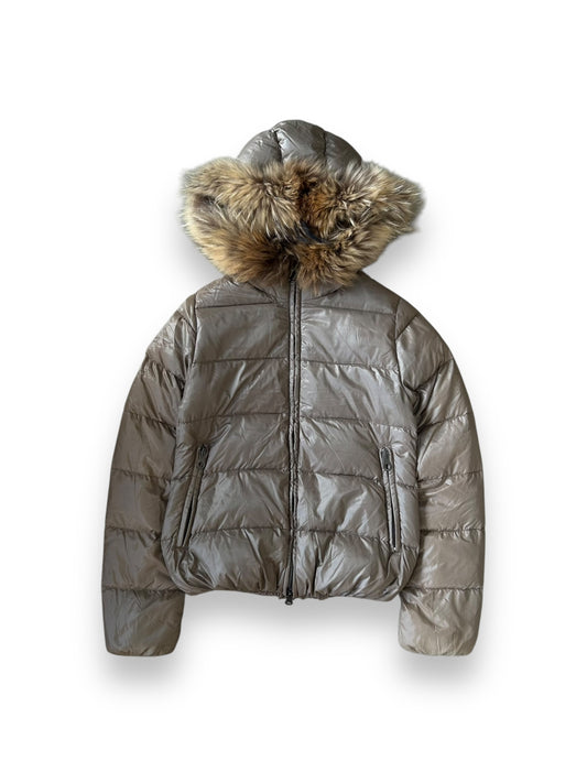 Womens Duvetica Fur Hood Puffer Jacket S
