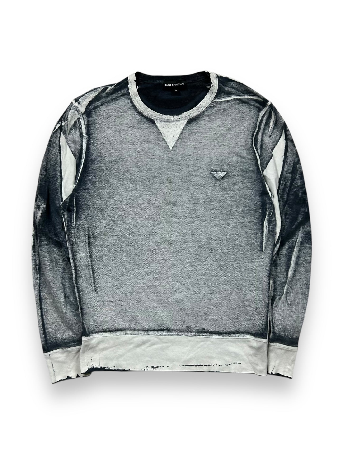 Emporio Armani Cotton Pique Crewneck Jumper M