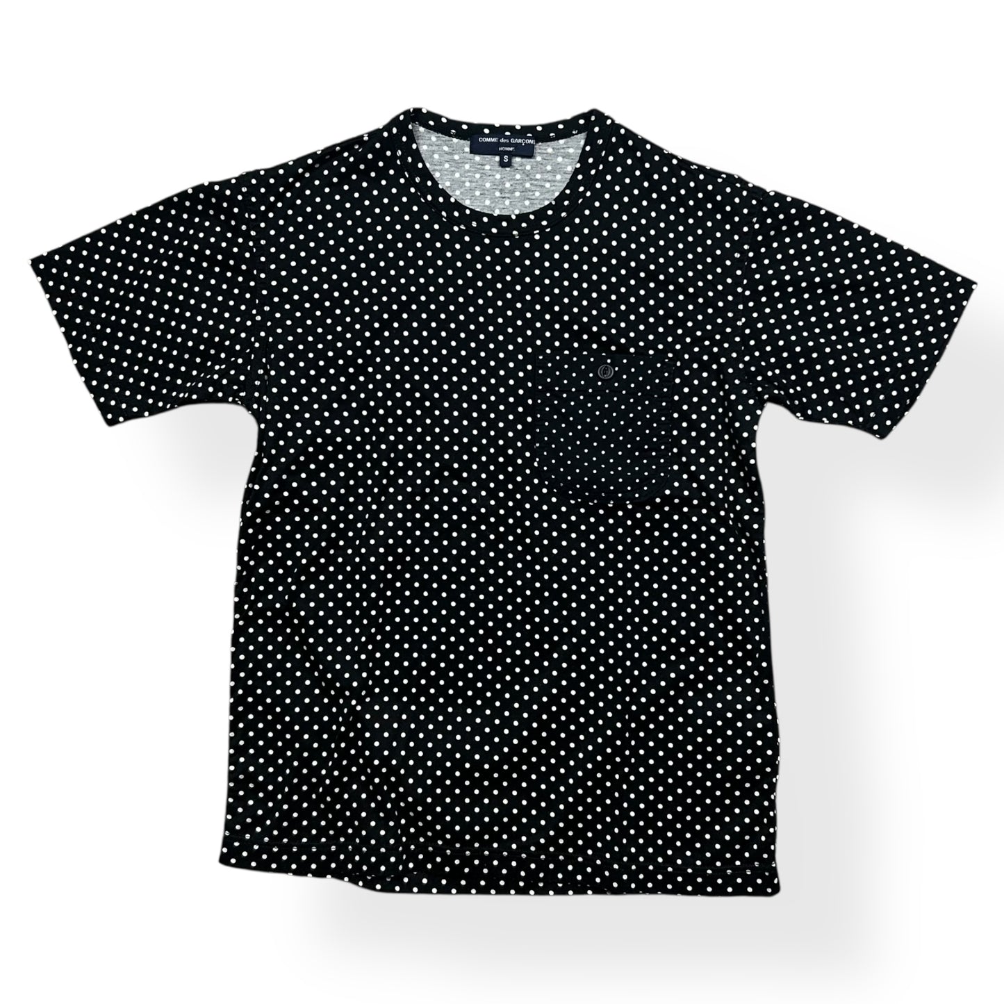 Comme Des Garcons Homme Pocket Polka Dot T Shirt S