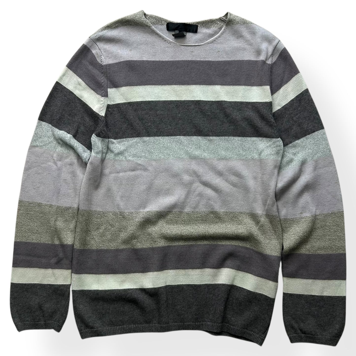 Vintage Comme Des Garcons SHIRT Striped Knit Jumper S