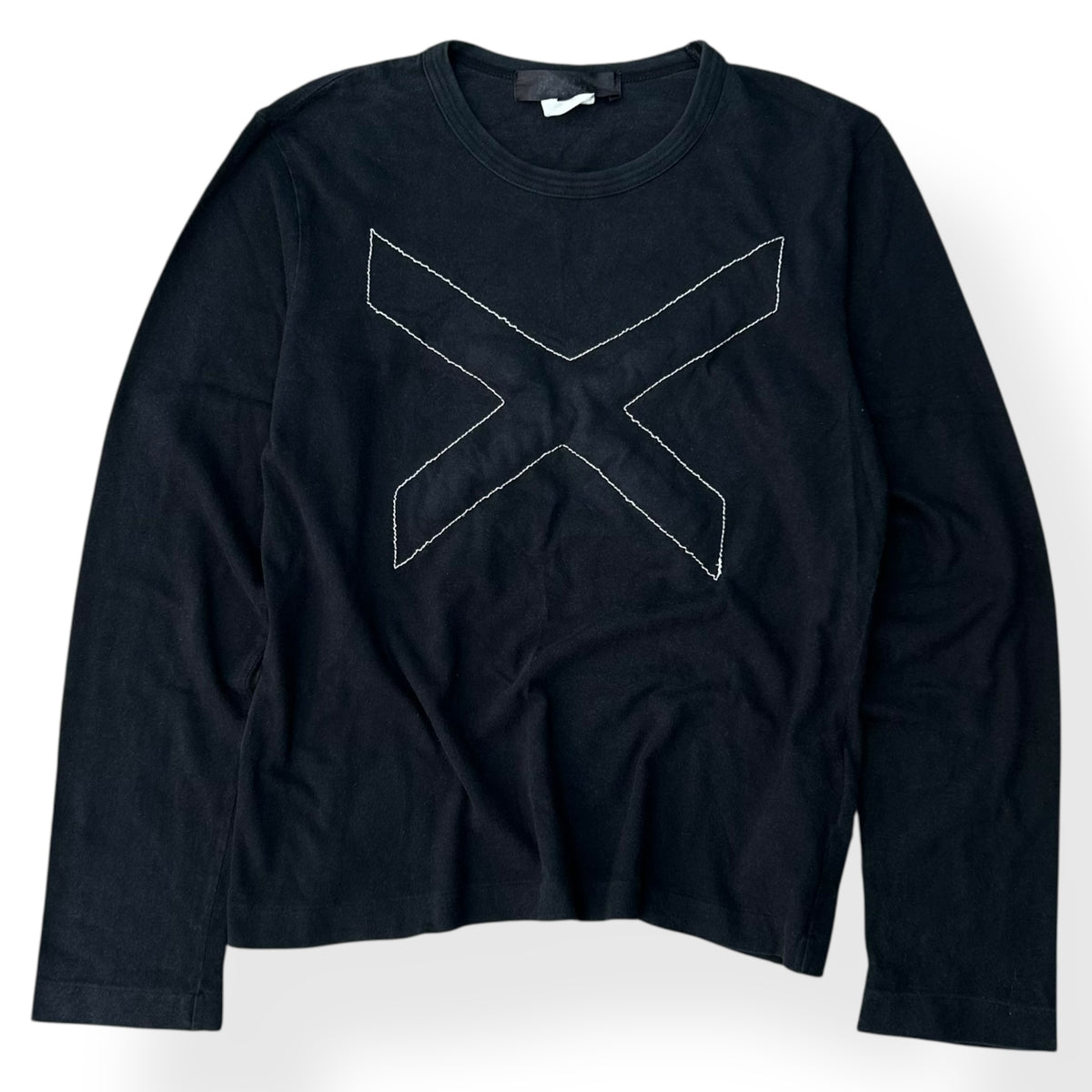Comme des Garcons Black Plaid Long Sleeve Shirt XS