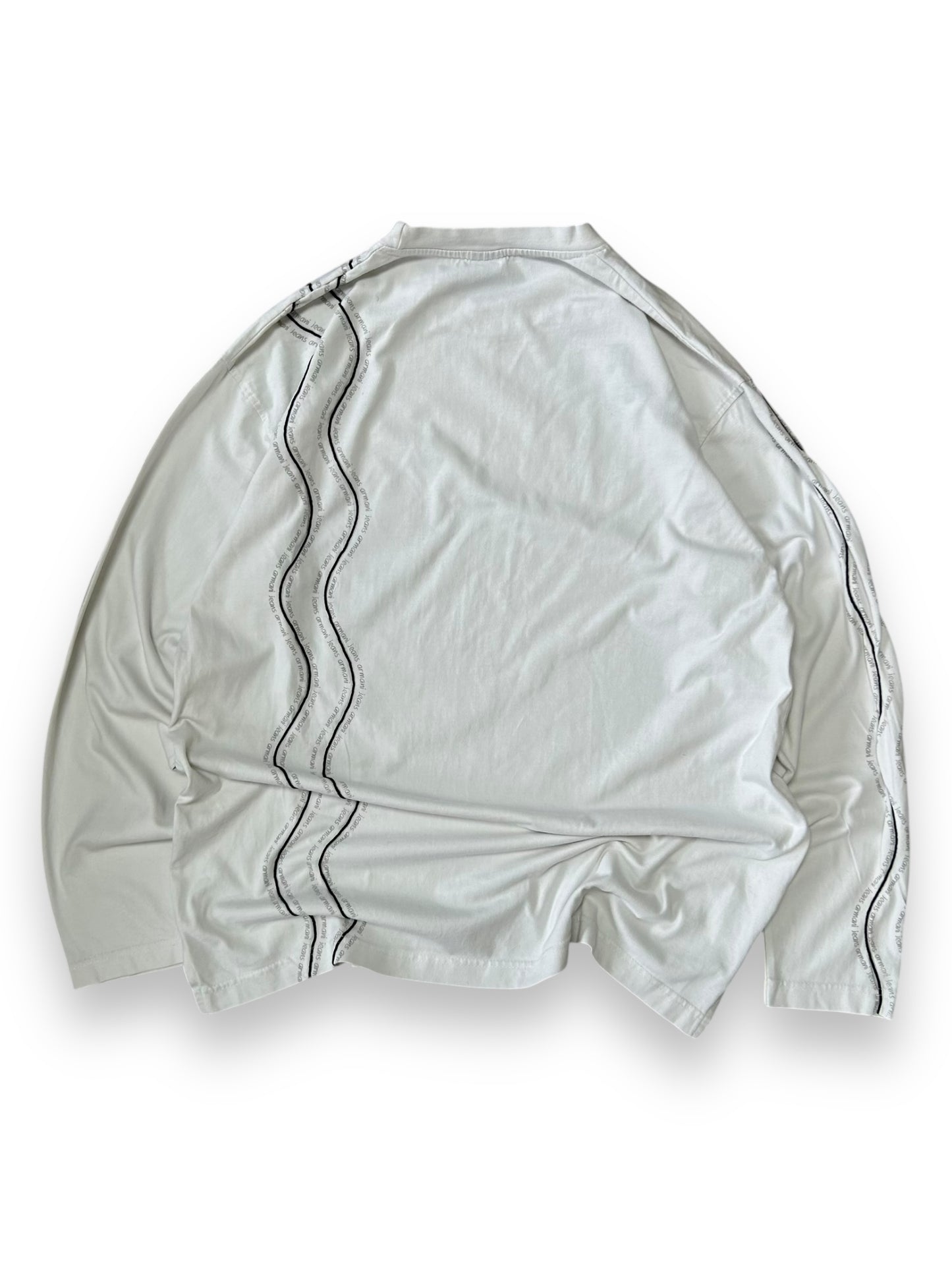 Vintage Armani Jeans Long Sleeve T Shirt Size XL