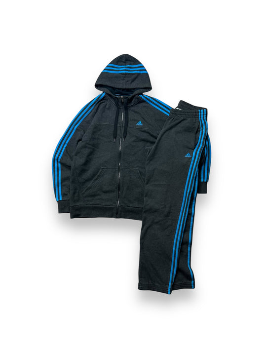 Mens Adidas Performance Essentials Tracksuit Grey Size M