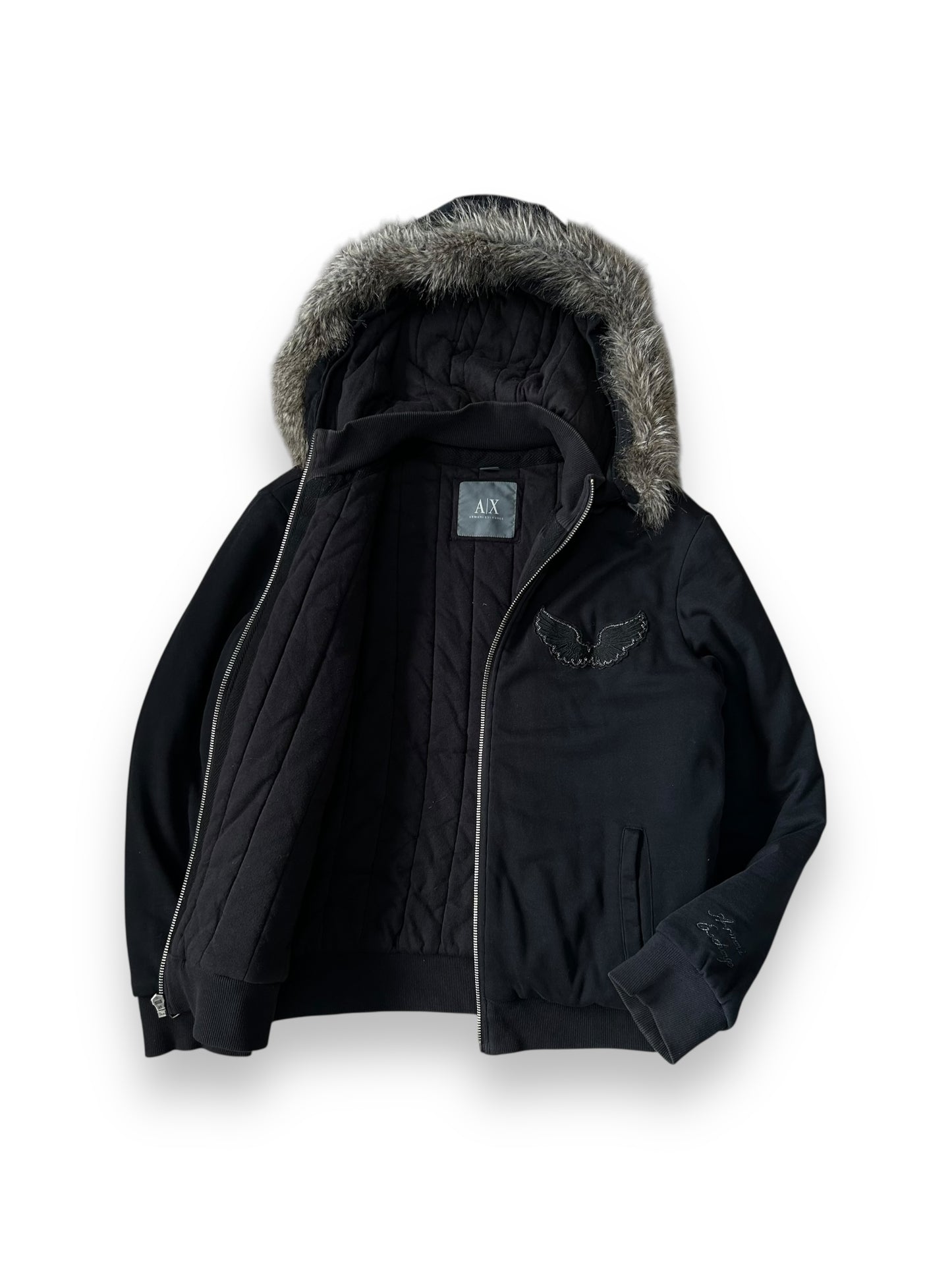 Armani Exchange Zip Up Hoodie Jacket Size L