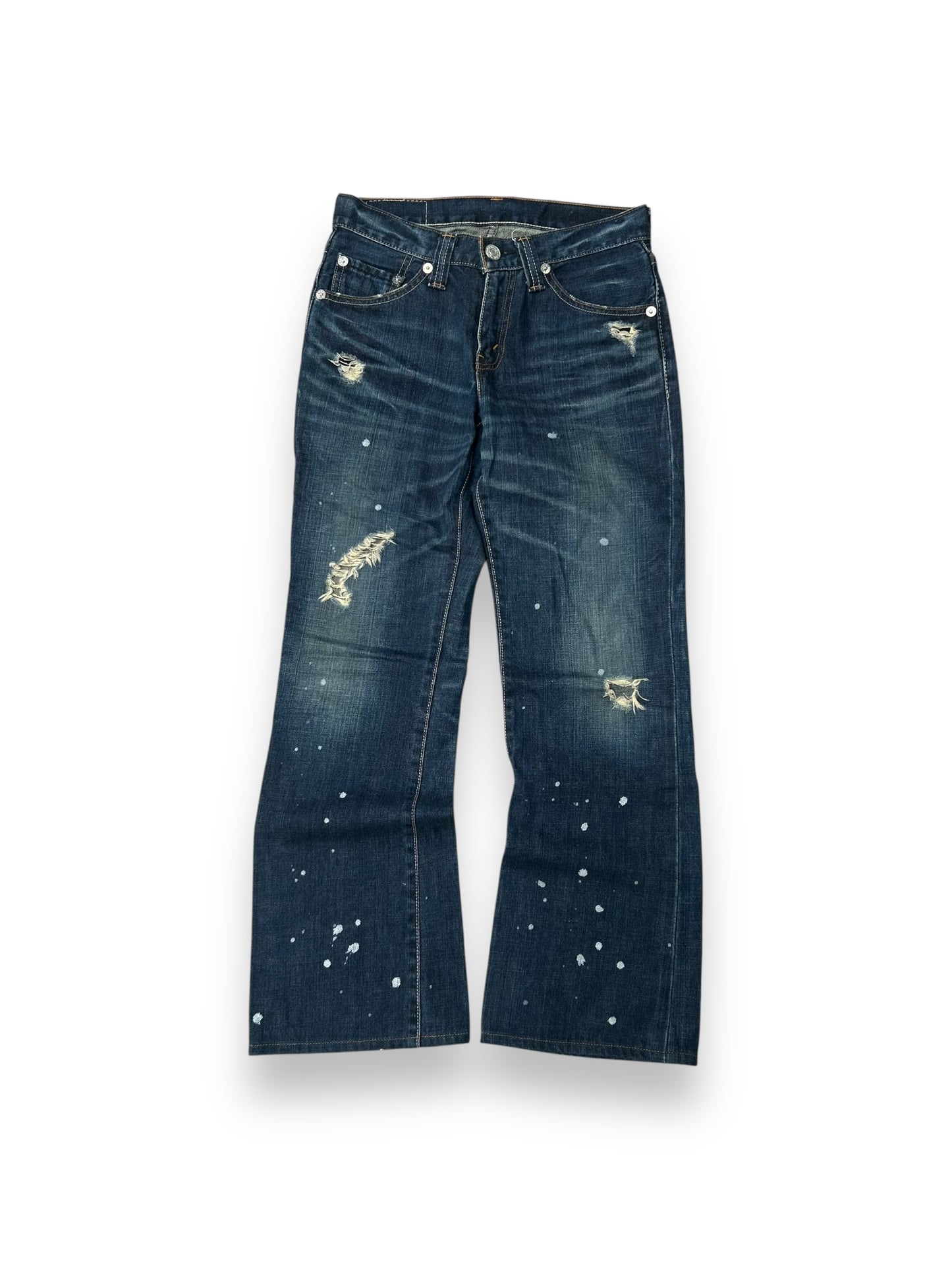 Vintage Levi’s 708 Paint Splatter Bootcut Jeans W30 L29