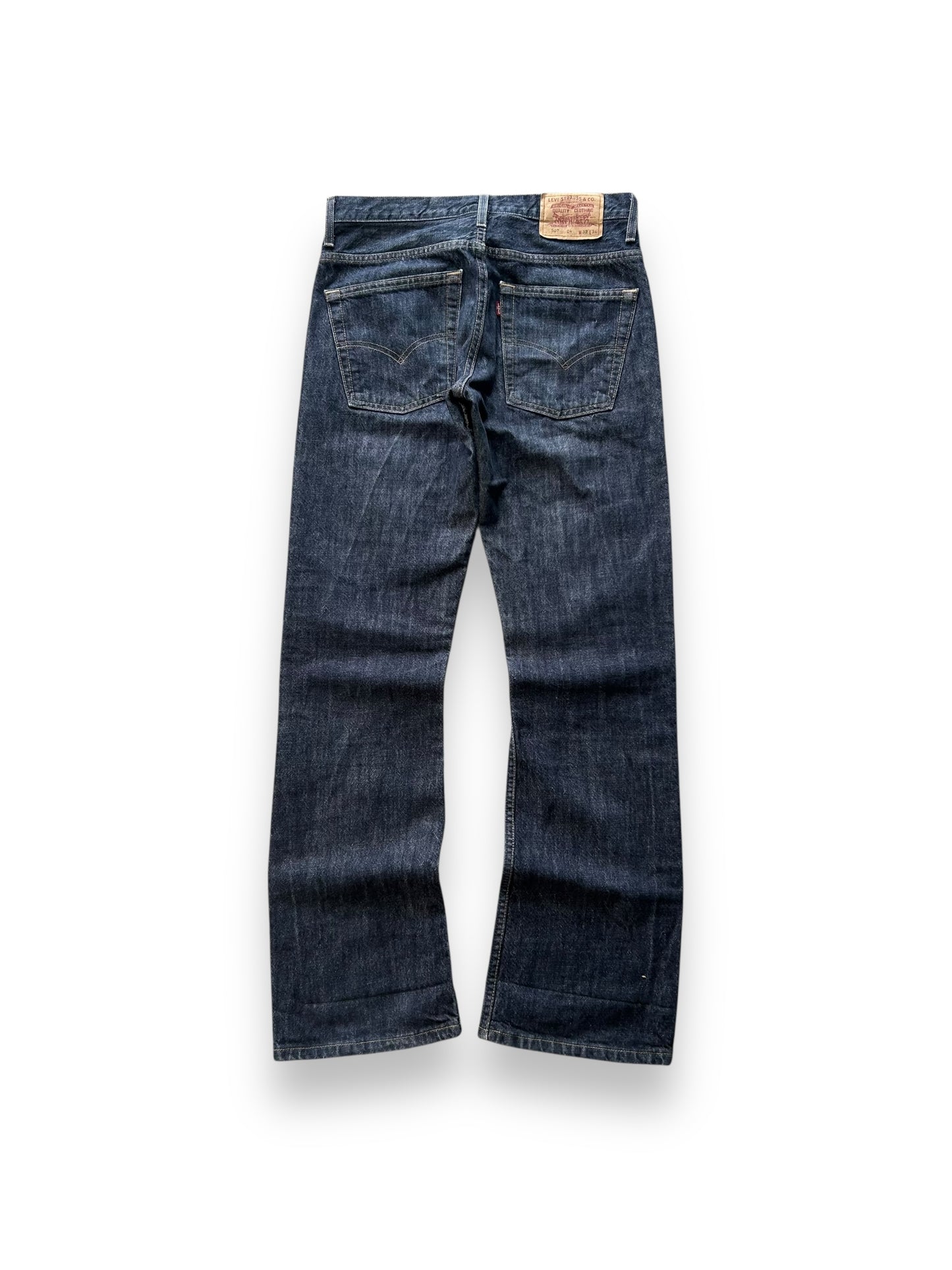 Vintage Levi’s 507 Relaxed Bootcut Raw Denim Jeans W31 L33