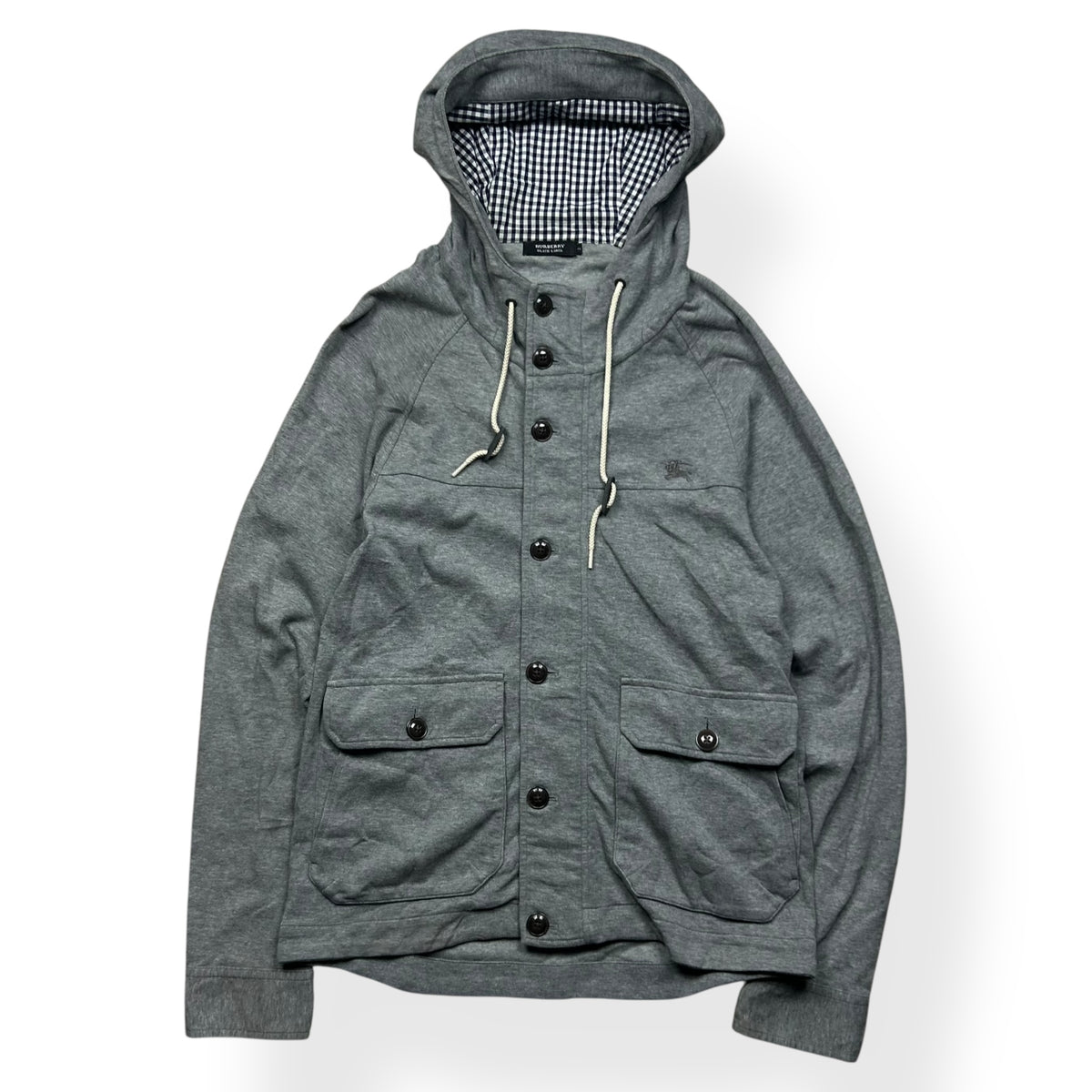 Burberry Black Label Button Up Hoodie Jacket 2
