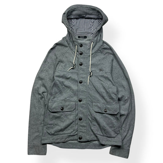 Burberry Black Label Button Up Hoodie Jacket 2