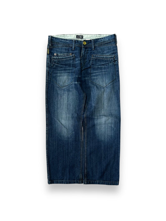 Vintage Armani Jeans Denim Baggy Jeans W34 L31