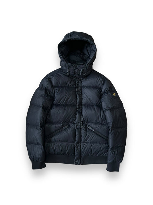 Vintage Armani Jeans Down Puffer Jacket Black S