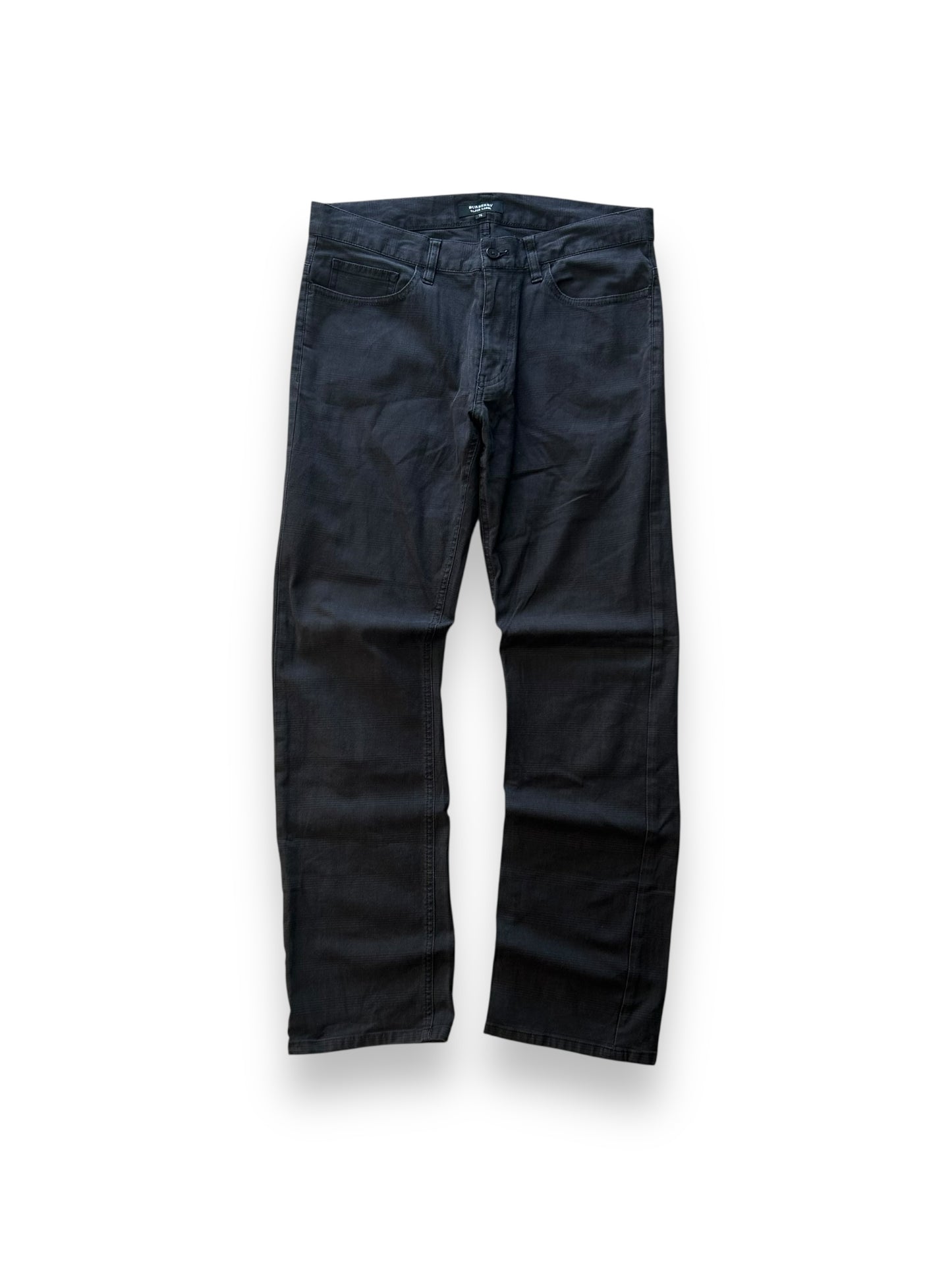 Vintage Burberry Black Label Shadow Check Jeans W30 L28