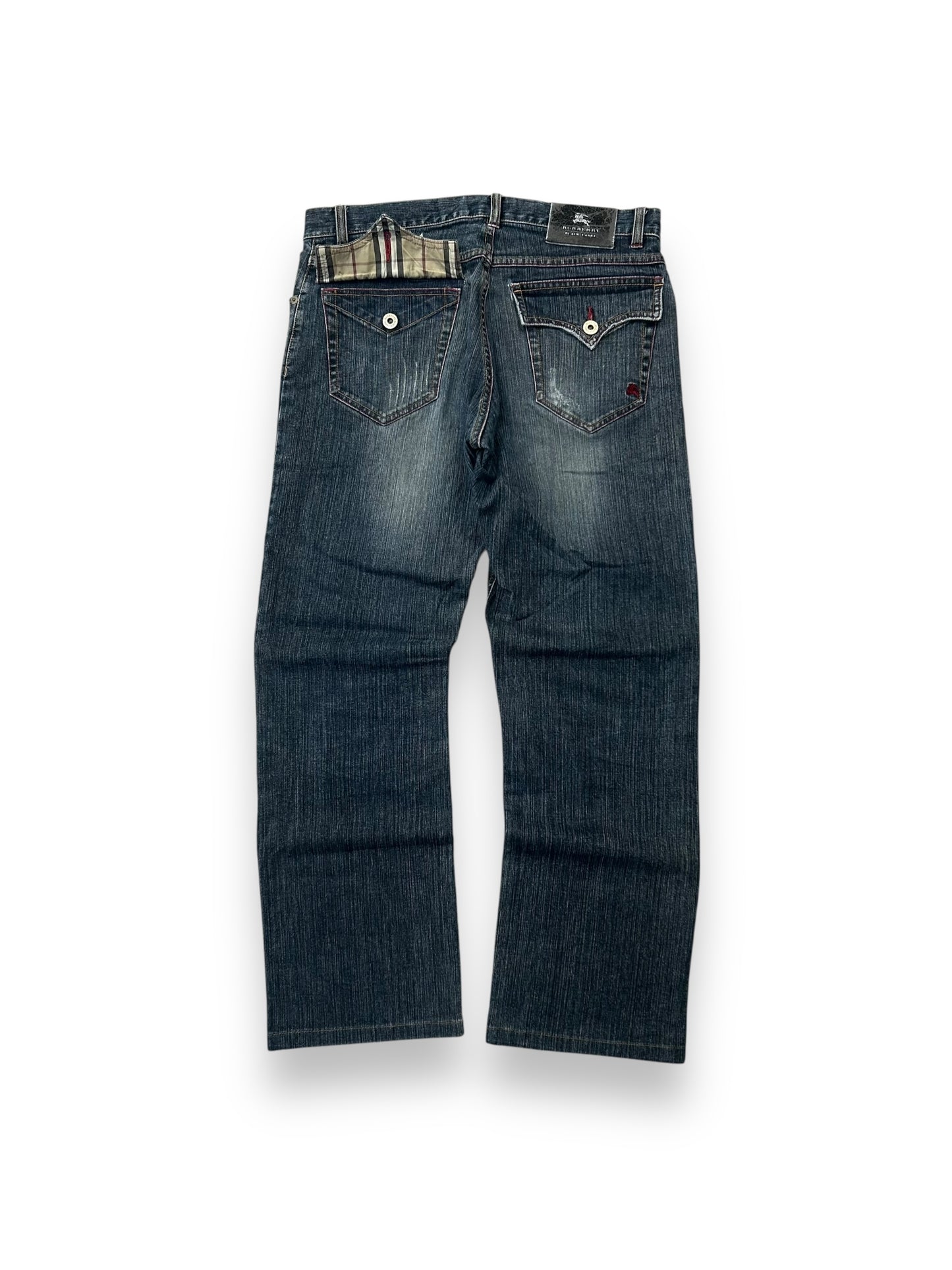Vintage Burberry Black Label Nova Check Jeans W30 L27