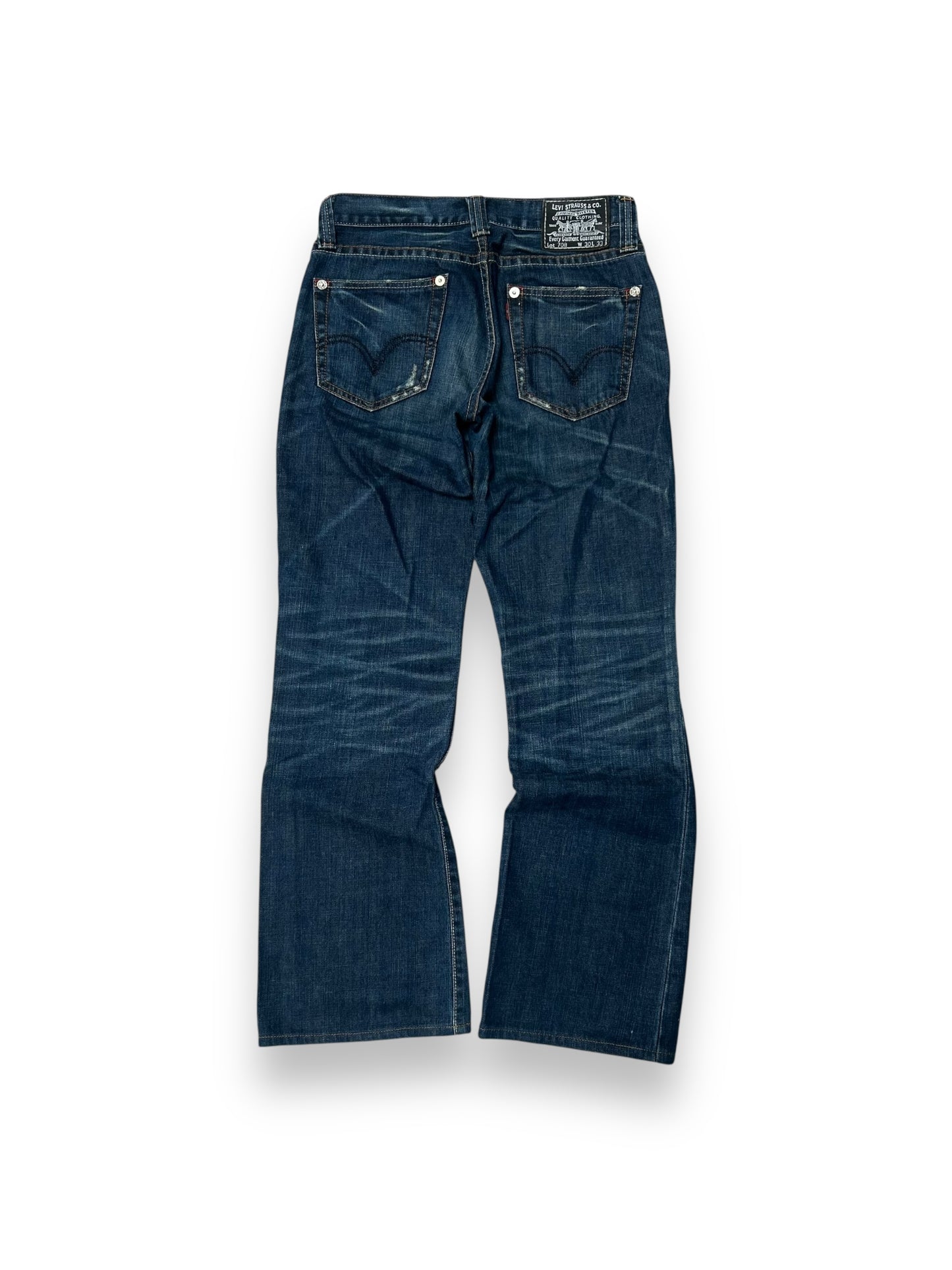 Vintage Levi’s 708 Paint Splatter Bootcut Jeans W30 L29