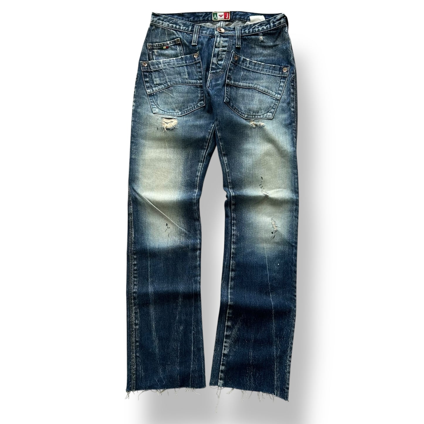 Vintage Armani Jeans Slim Straight Jeans W27 L30