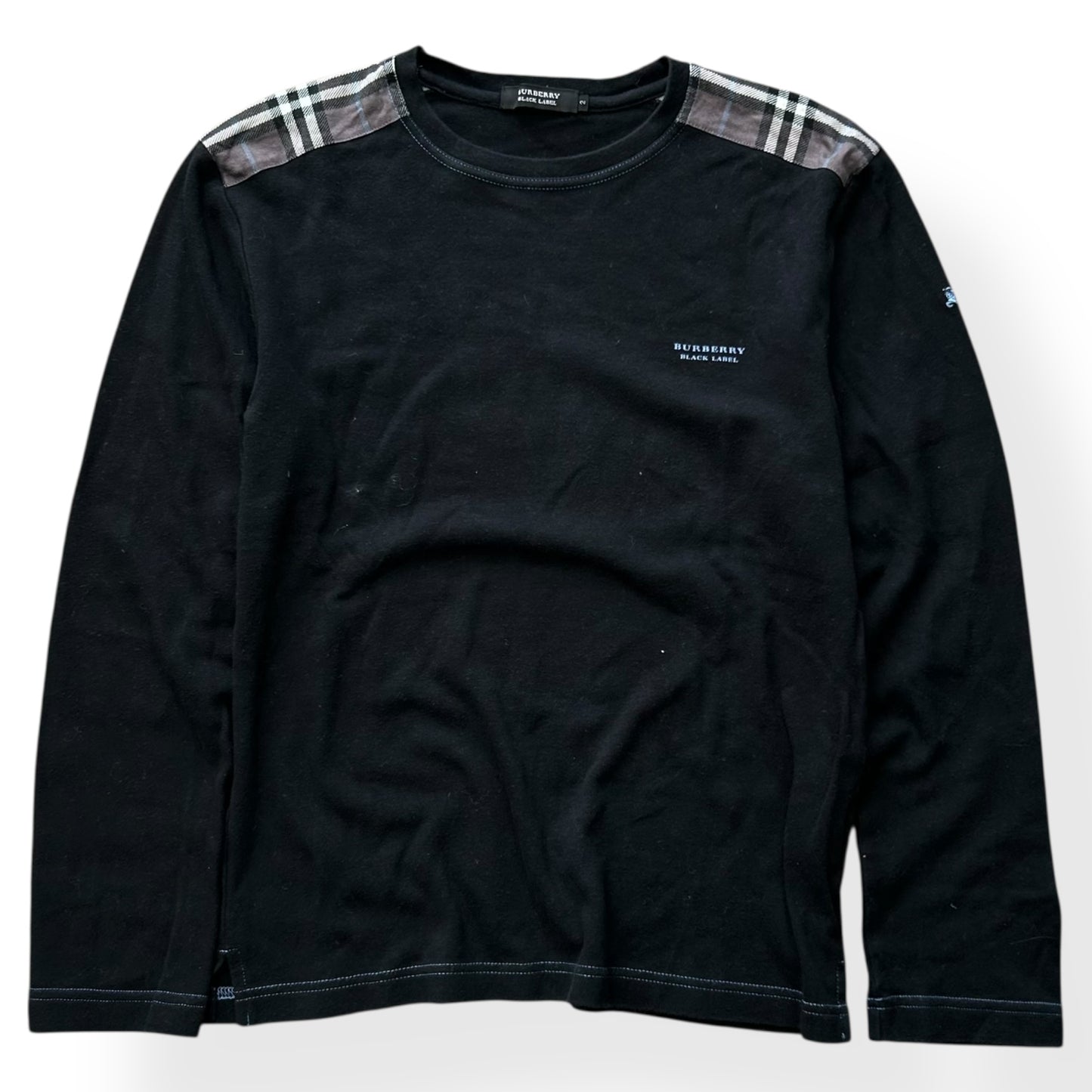 Burberry Black Label Nova Check Long Sleeve T Shirt S